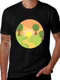 Nature Path Graphic T-Shirt