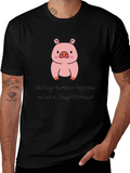 Vegan Pig T-Shirt - Nothing Humane Happens