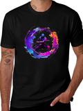 Ninja Warrior Graphic Tee - Black Cotton T-Shirt