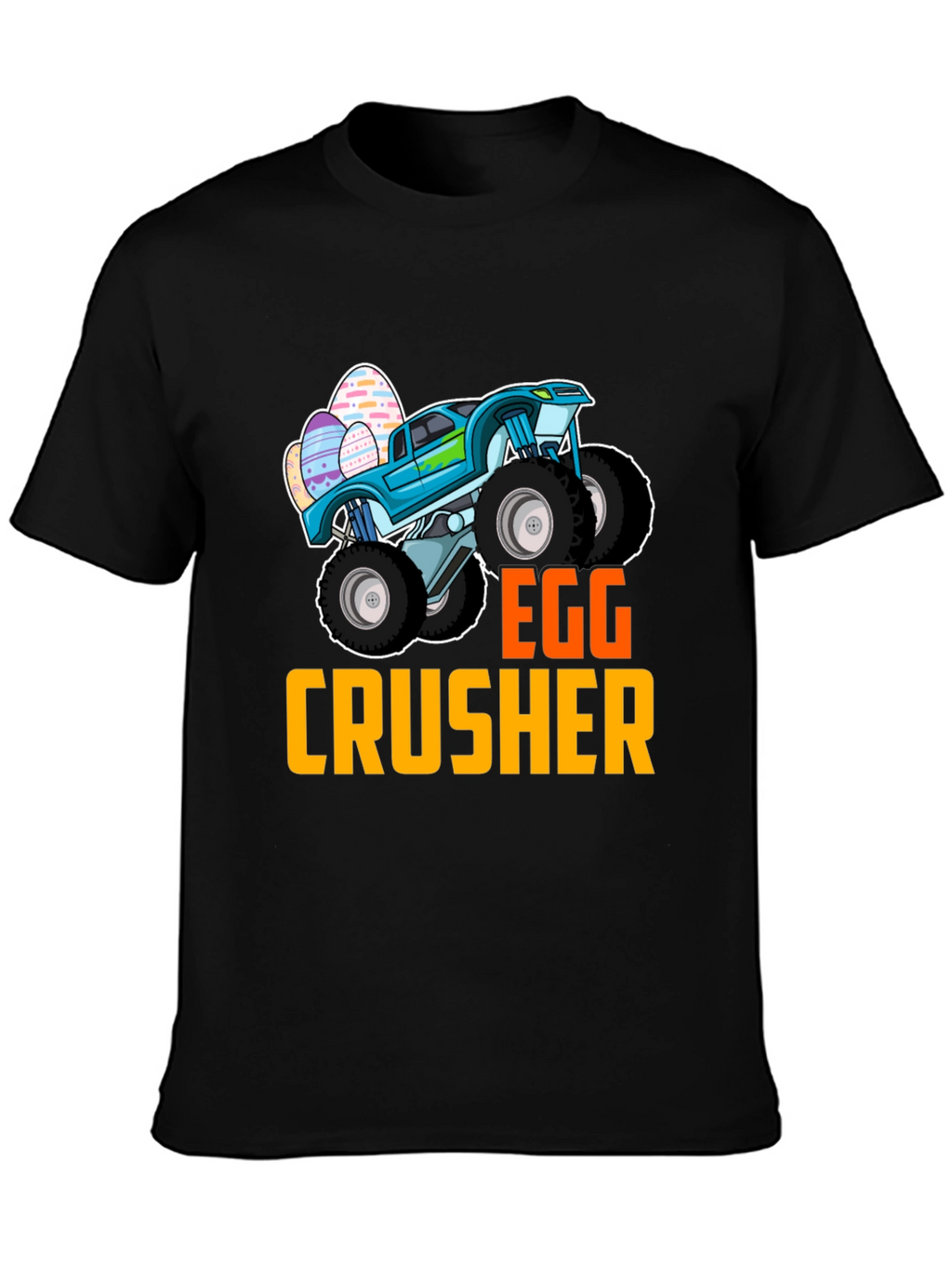 Egg Crusher Monster Truck Easter T-Shirt
