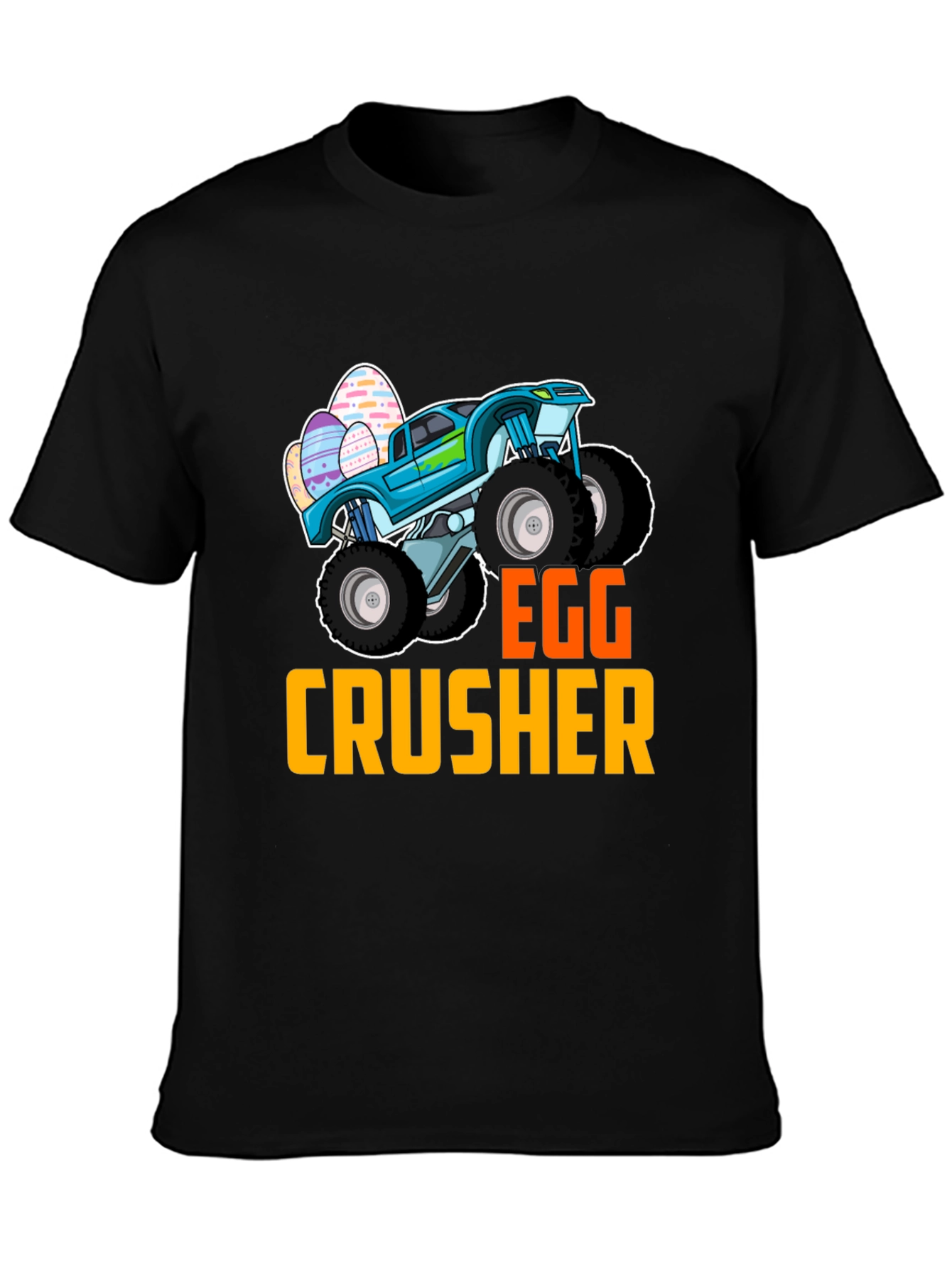 Egg Crusher Monster Truck Easter T-Shirt