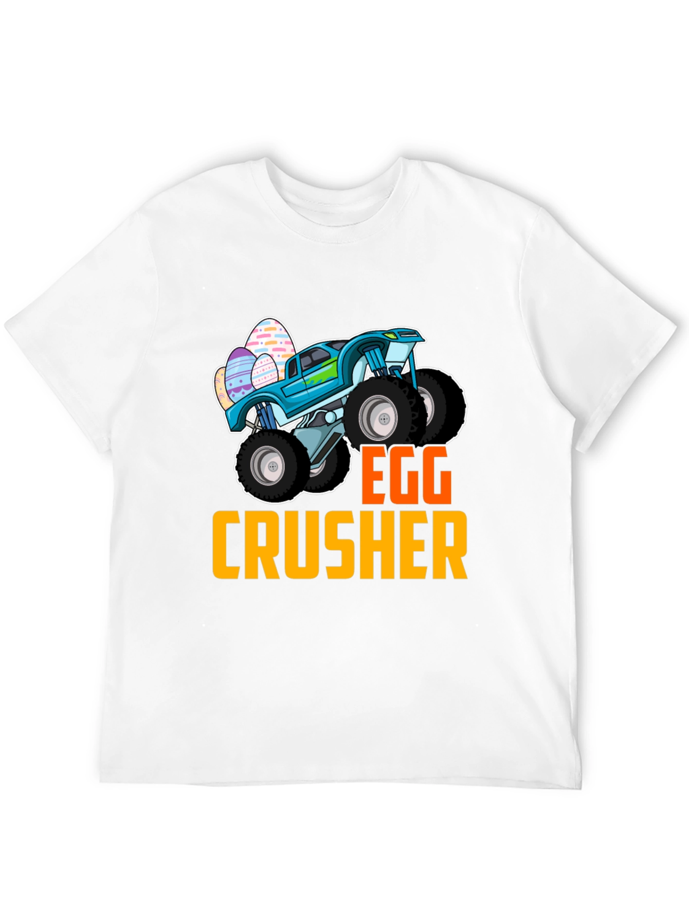 Egg Crusher Monster Truck Easter T-Shirt