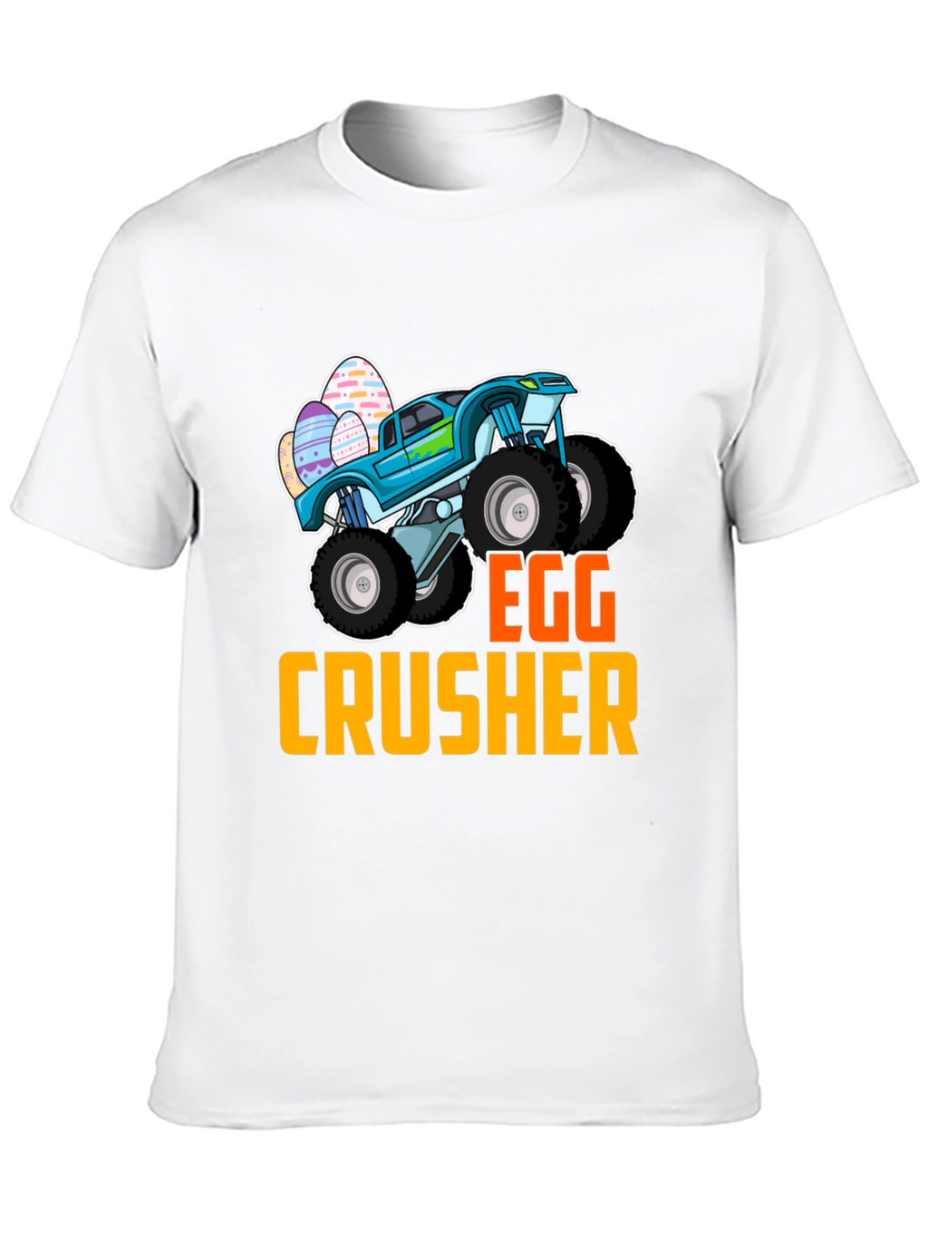Egg Crusher Monster Truck Easter T-Shirt