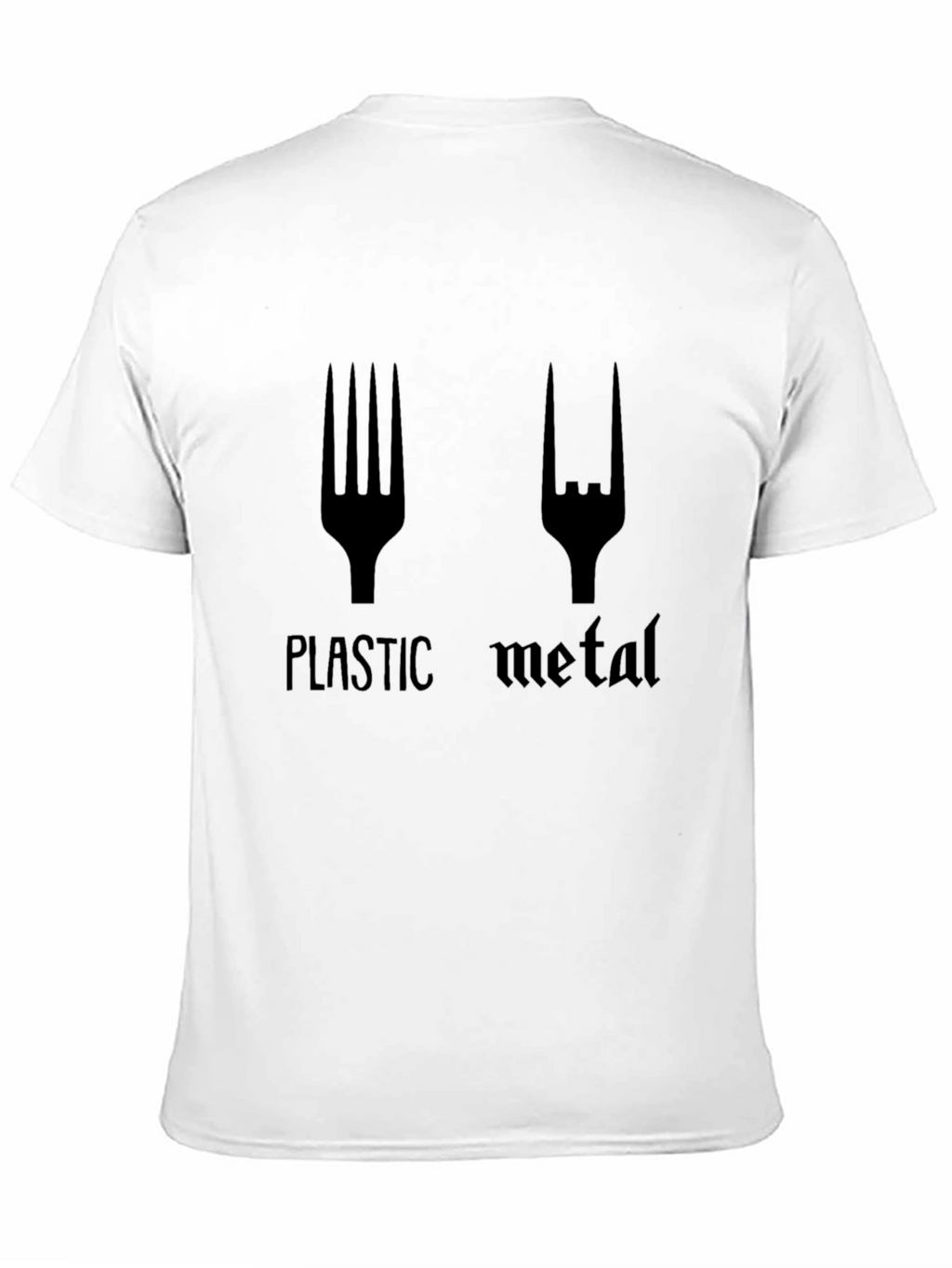 Plastic Metal Black Graphic T-Shirt