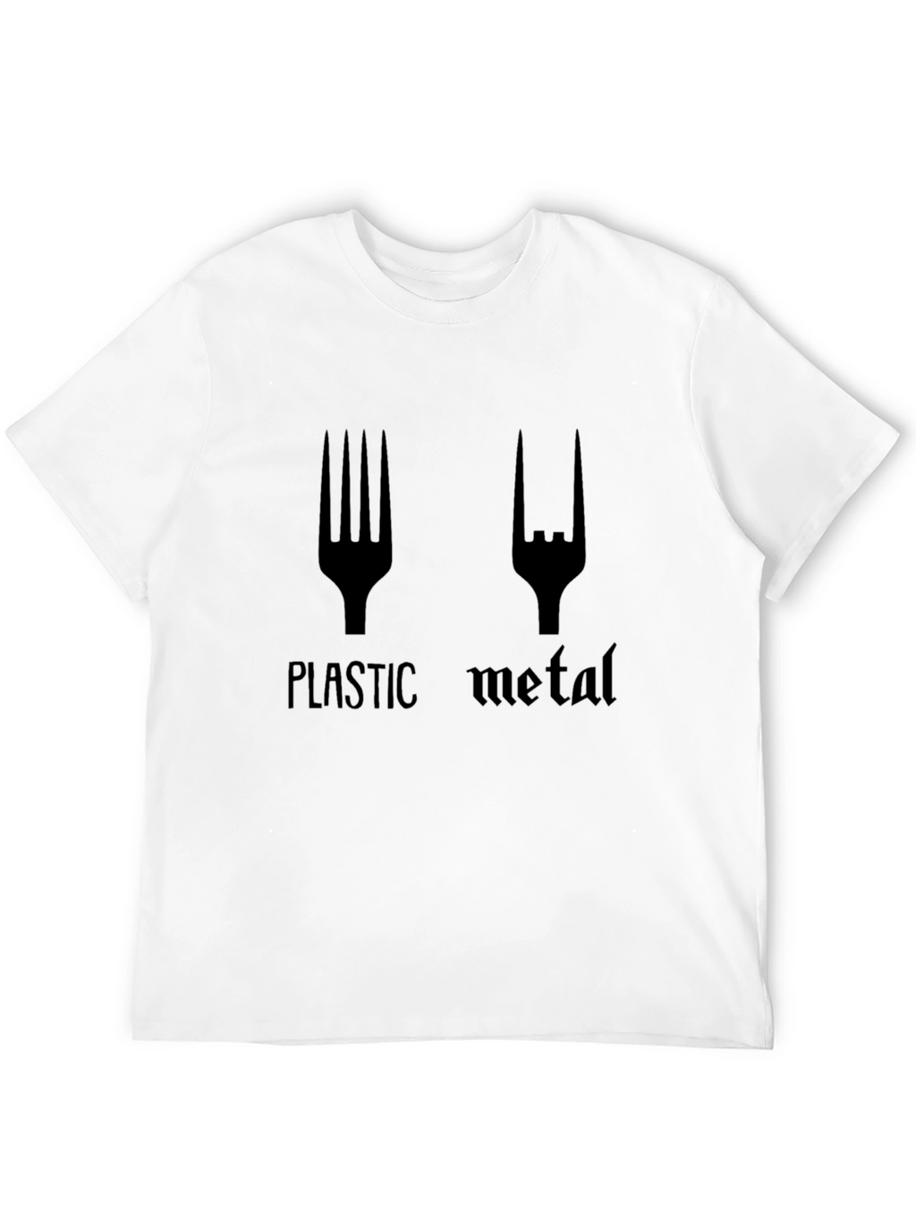Plastic Metal Black Graphic T-Shirt