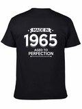 Made in 1965 Aged to Perfection Black T-Shirt