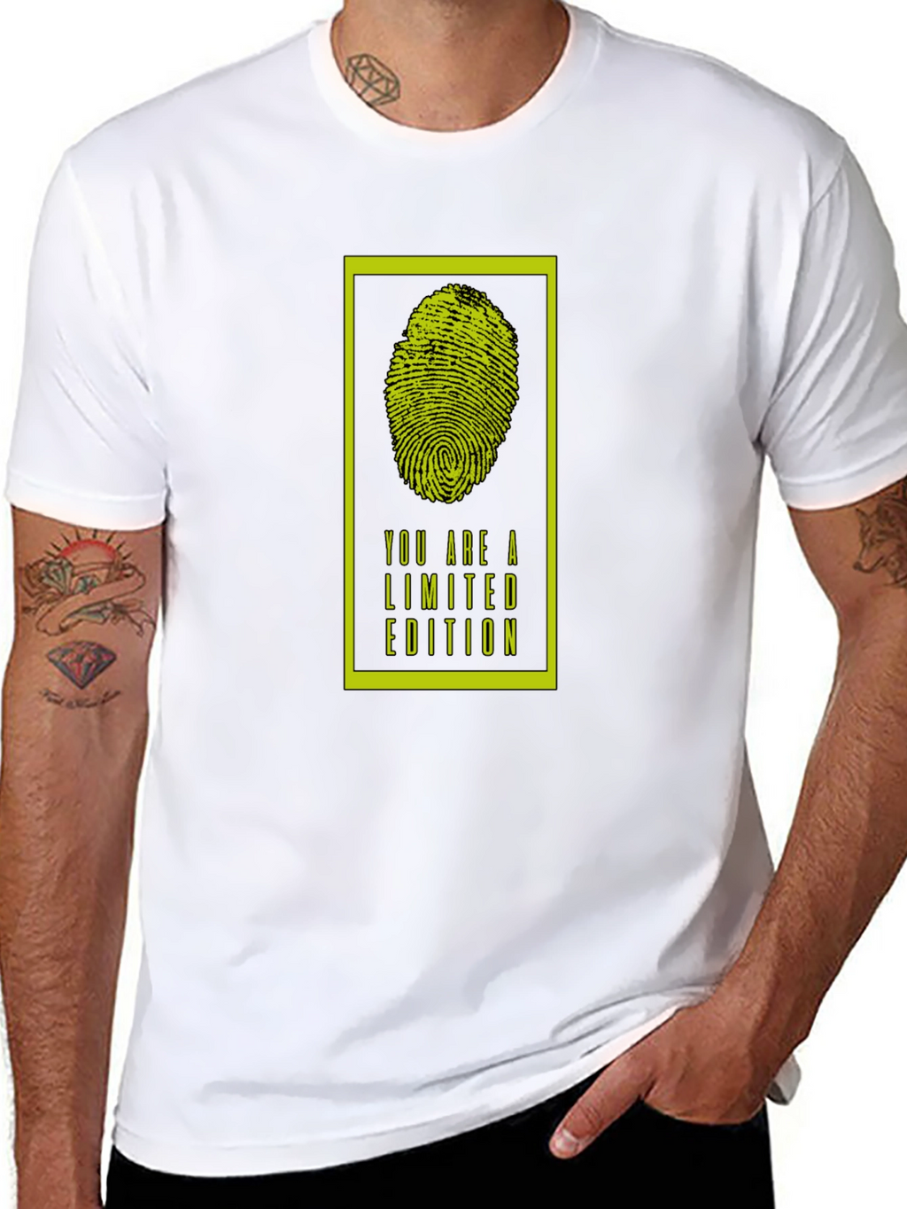 Limited Edition Fingerprint Graphic T-Shirt