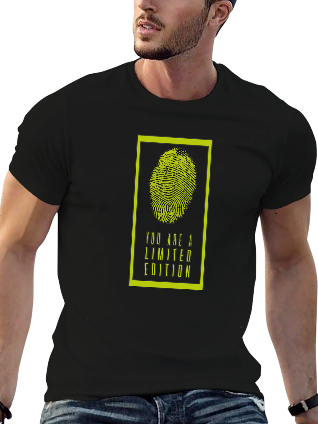 Limited Edition Fingerprint Graphic T-Shirt