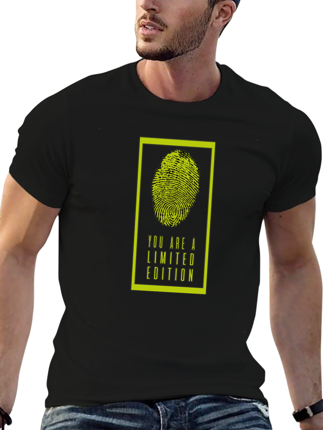 Limited Edition Fingerprint Graphic T-Shirt