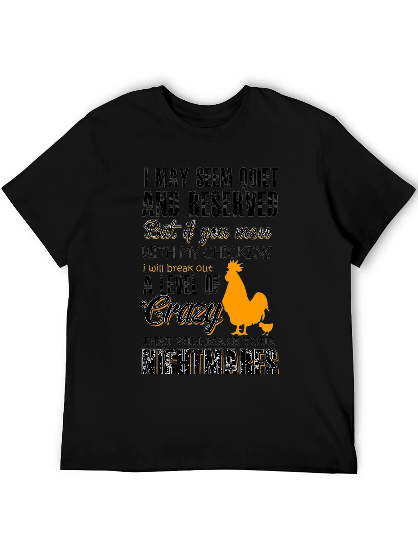 Chicken Lover T-Shirt - Crazy Level Alert!