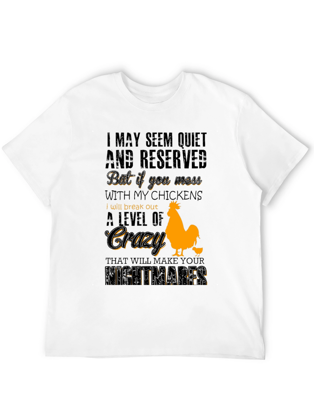 Chicken Lover T-Shirt - Crazy Level Alert!