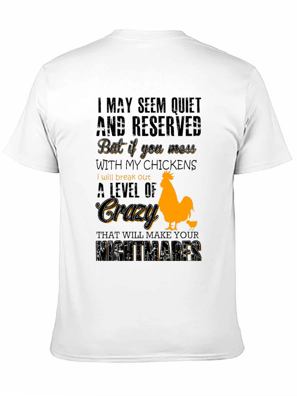 Chicken Lover T-Shirt - Crazy Level Alert!