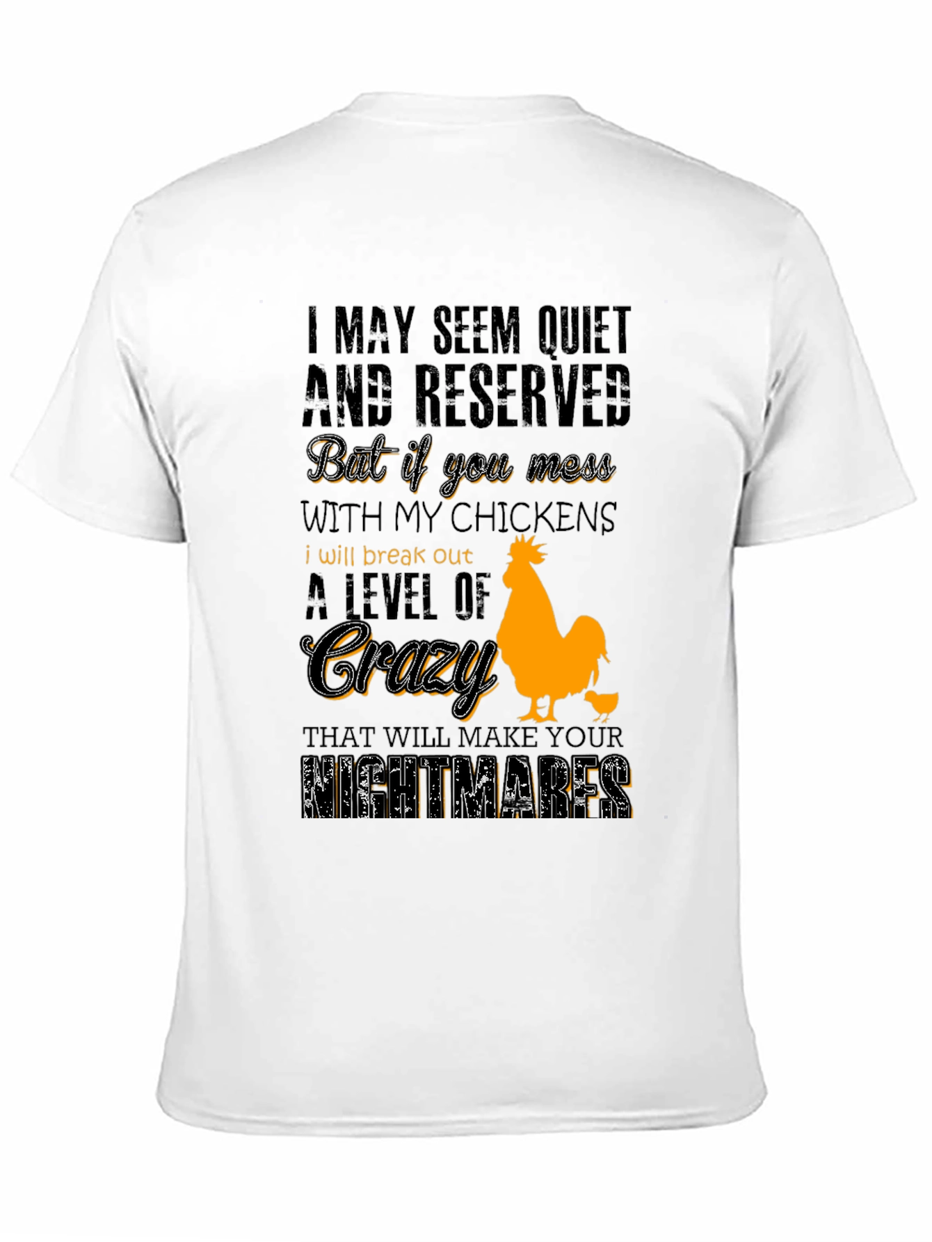 Chicken Lover T-Shirt - Crazy Level Alert!
