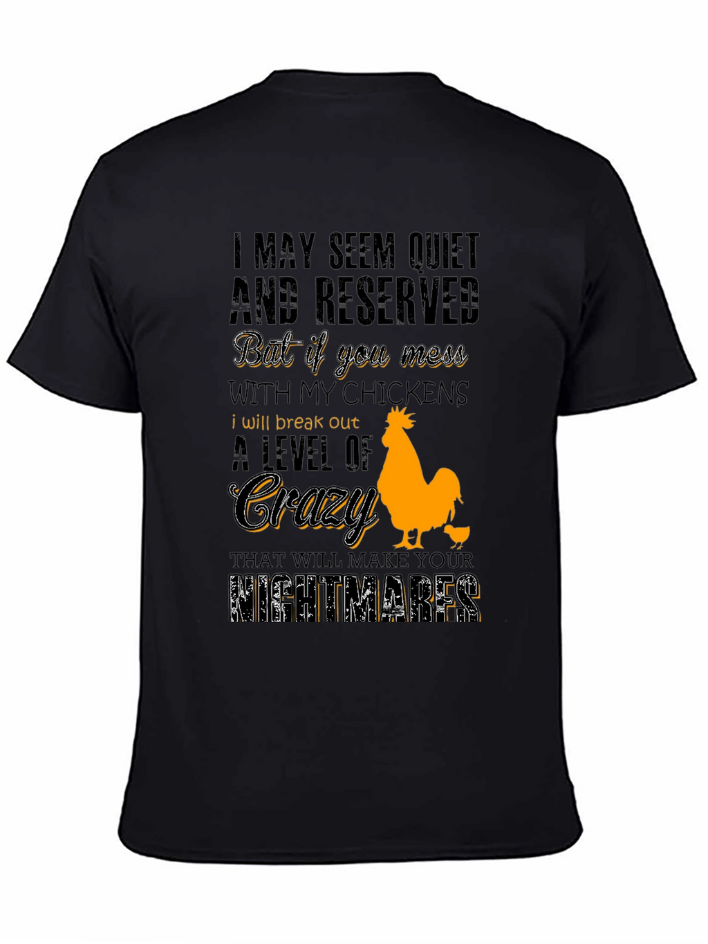 Chicken Lover T-Shirt - Crazy Level Alert!