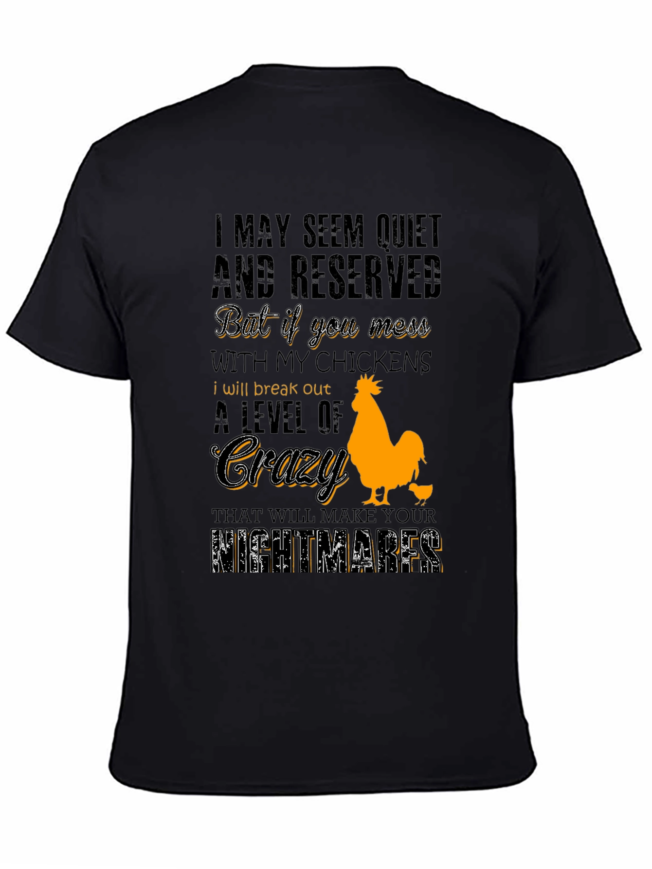 Chicken Lover T-Shirt - Crazy Level Alert!
