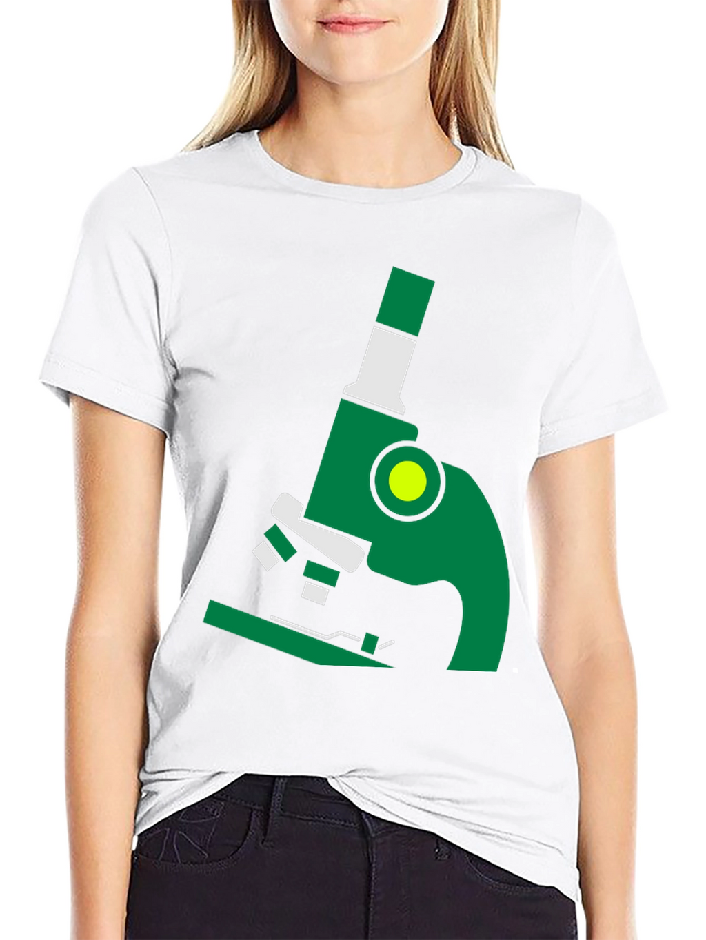 Microscope Graphic Tee - Science Shirt