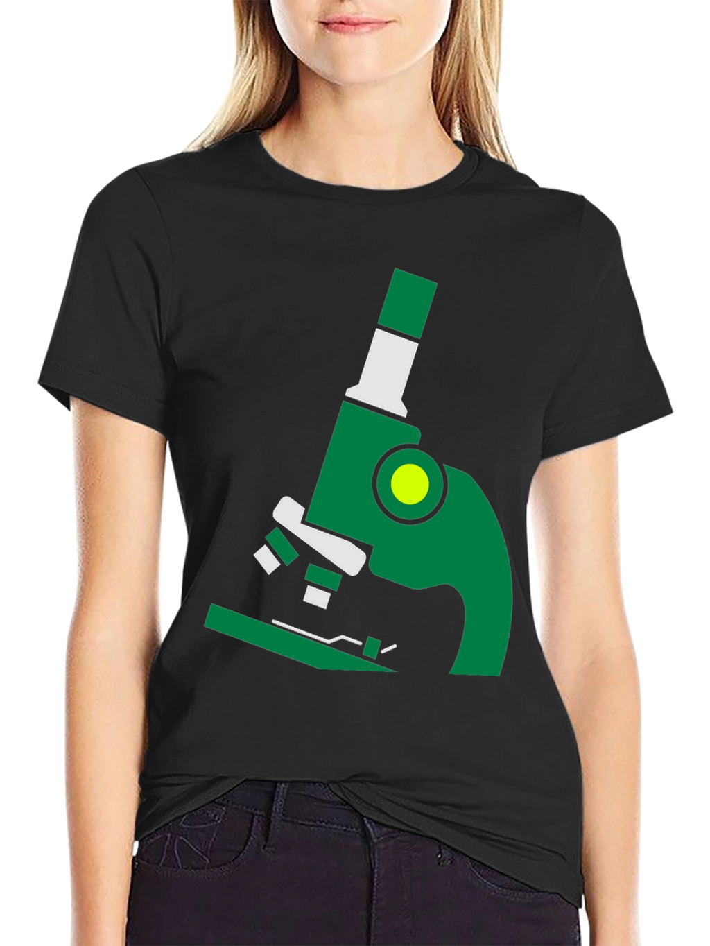 Microscope Graphic Tee - Science Shirt