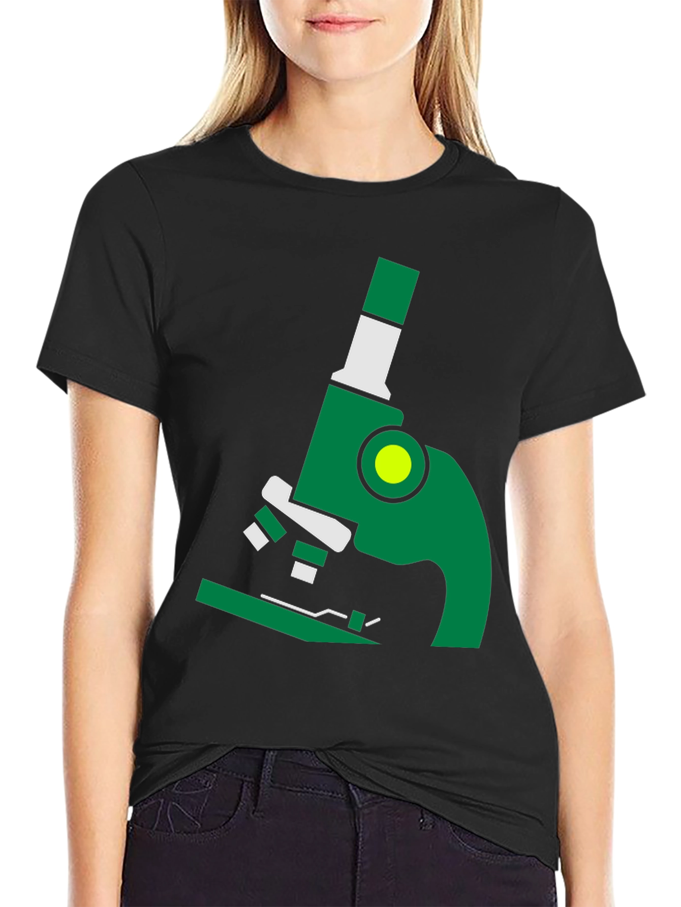 Microscope Graphic Tee - Science Shirt