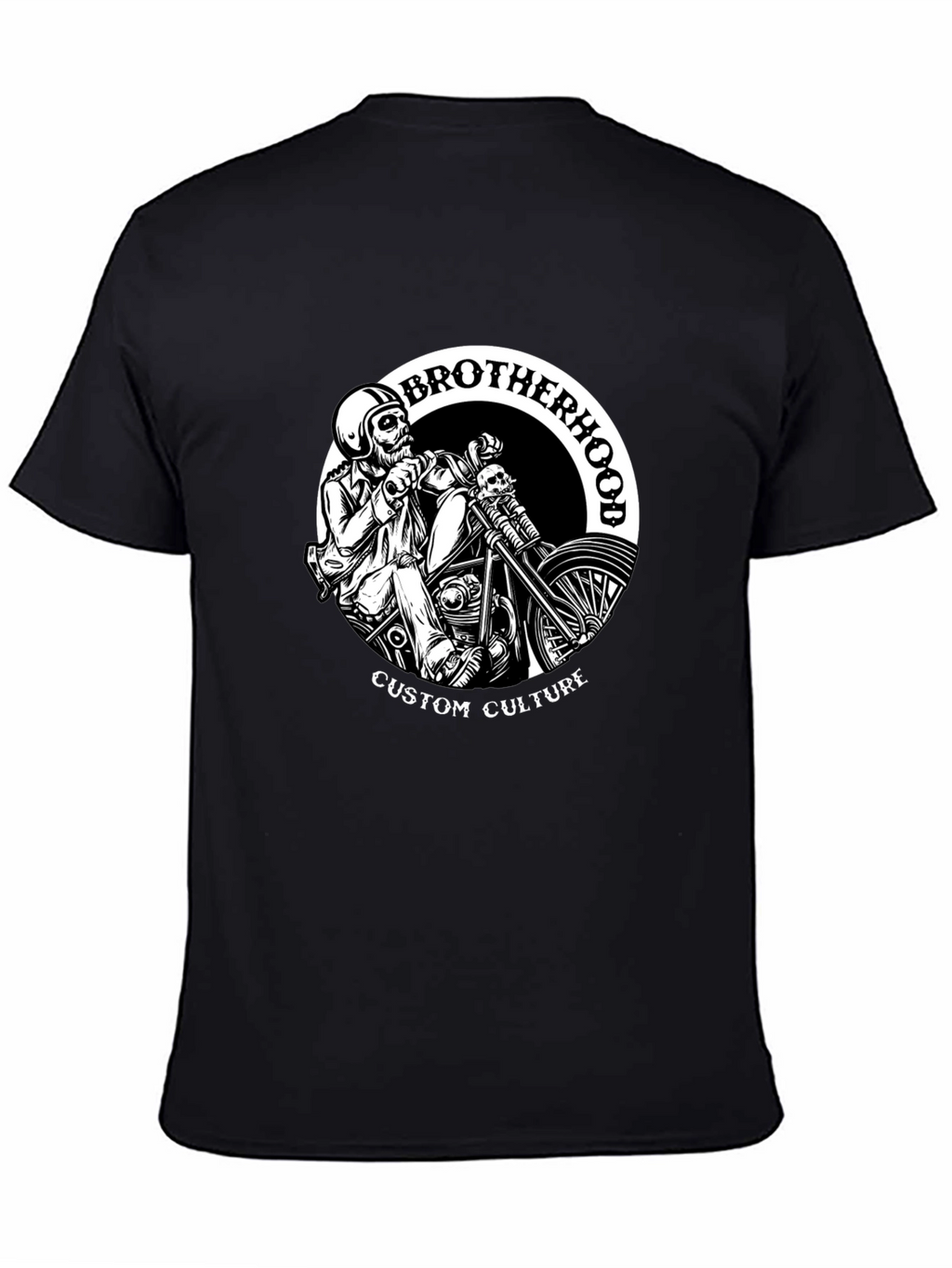 Brotherhood Custom Culture Black Graphic T-Shirt