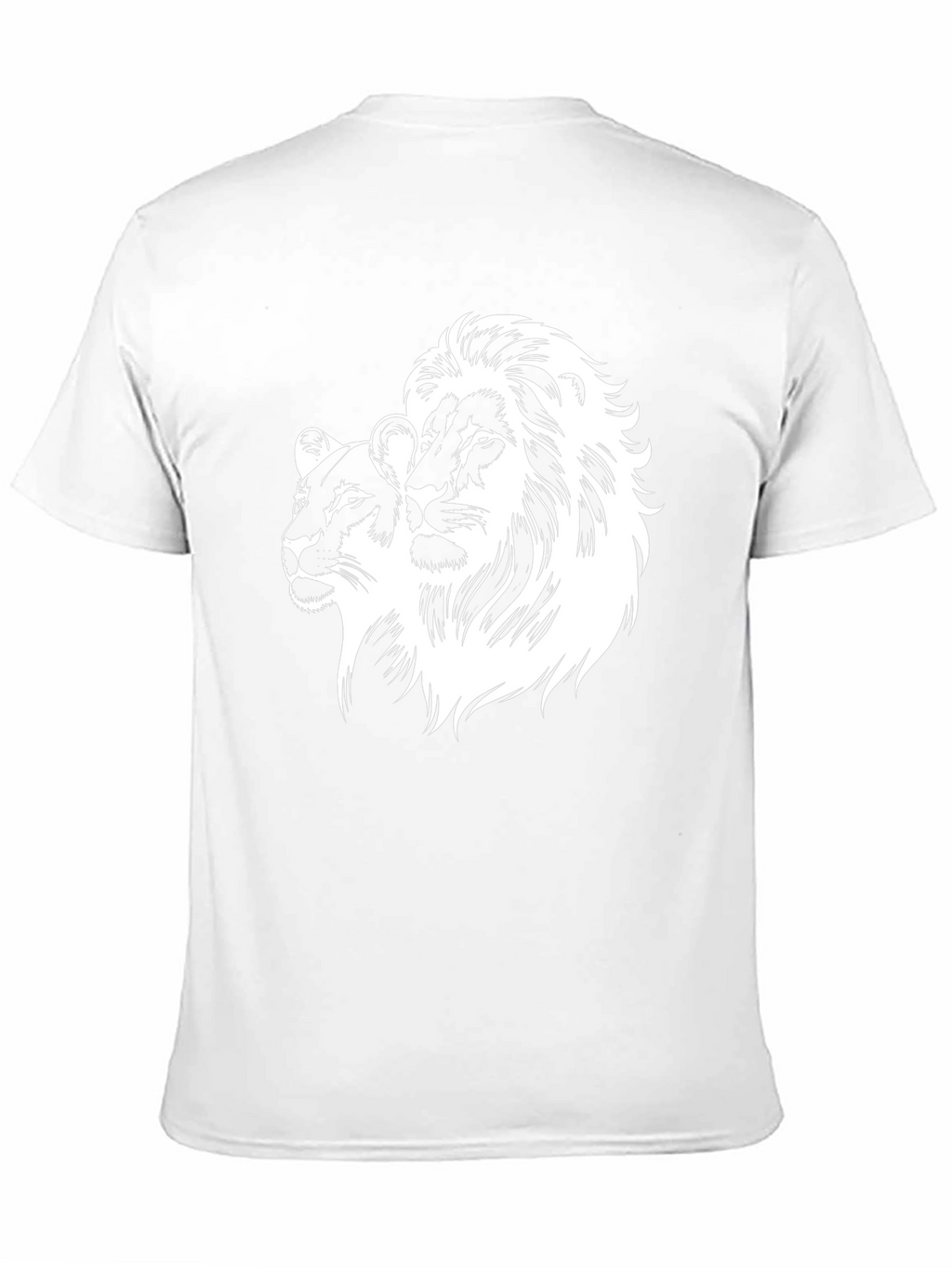 Lion Pride Graphic Tee - Black Cotton T-Shirt