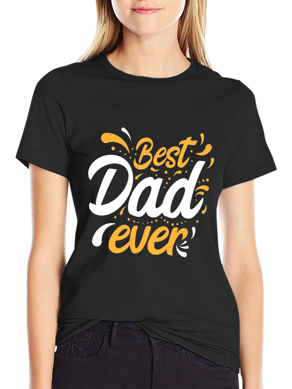 Best Dad Ever Graphic Tee - Mens Black T-Shirt