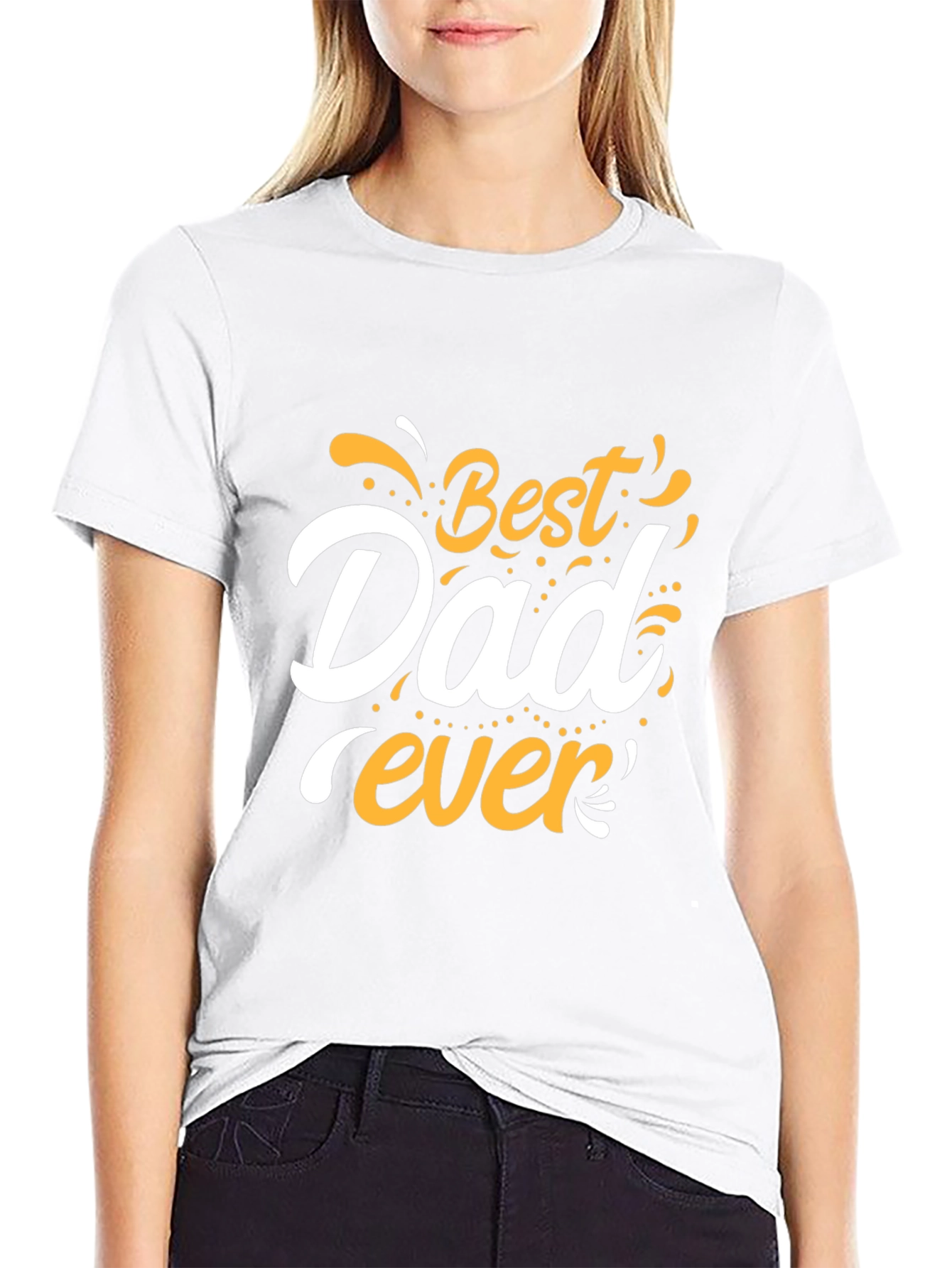 Best Dad Ever Graphic Tee - Mens Black T-Shirt