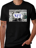 NFT Dollar Bill Graphic Tee - Crypto Currency T-Shirt