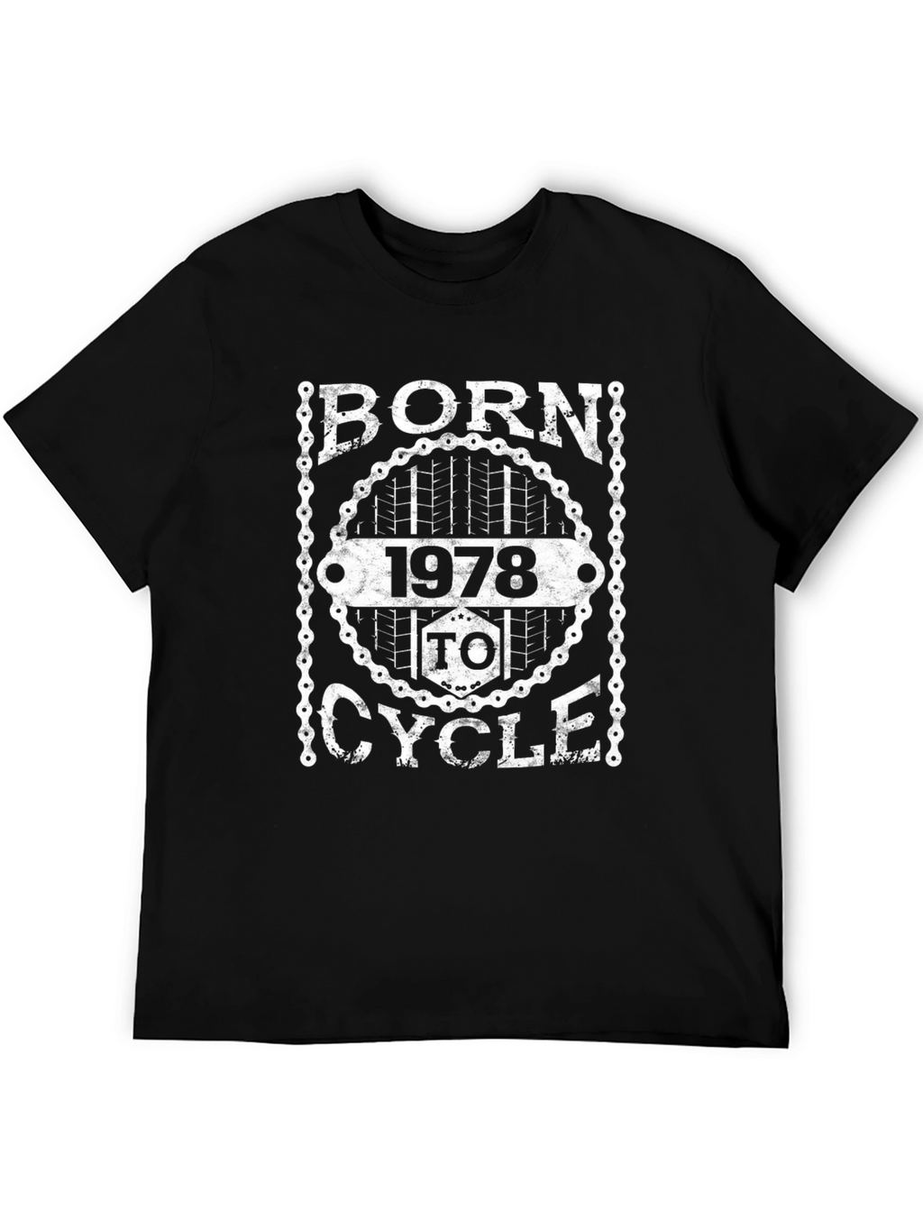 Born 1978 to Cycle Black T-Shirt