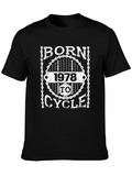 Born 1978 to Cycle Black T-Shirt