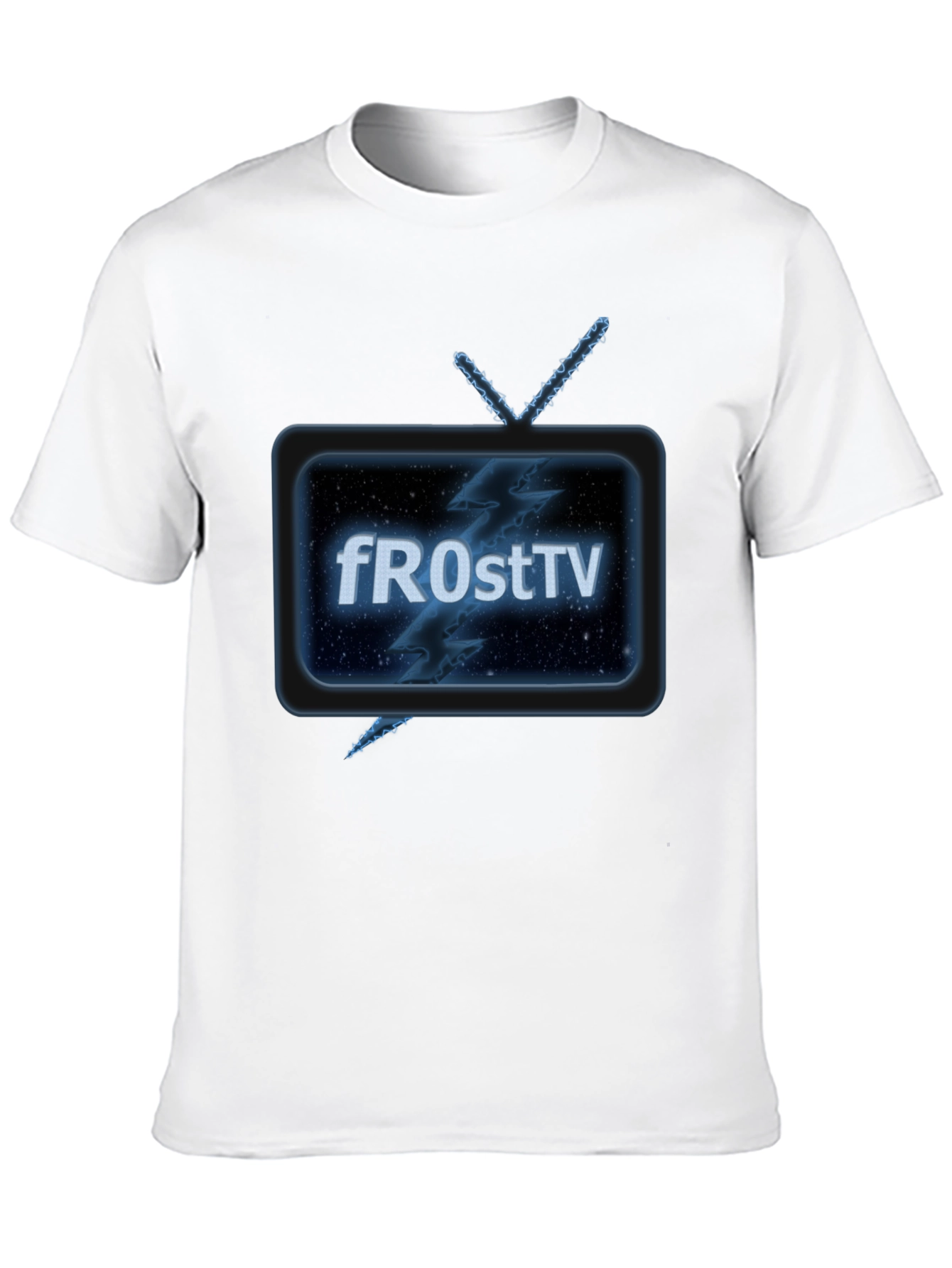 Retro fROstTV Black T-Shirt