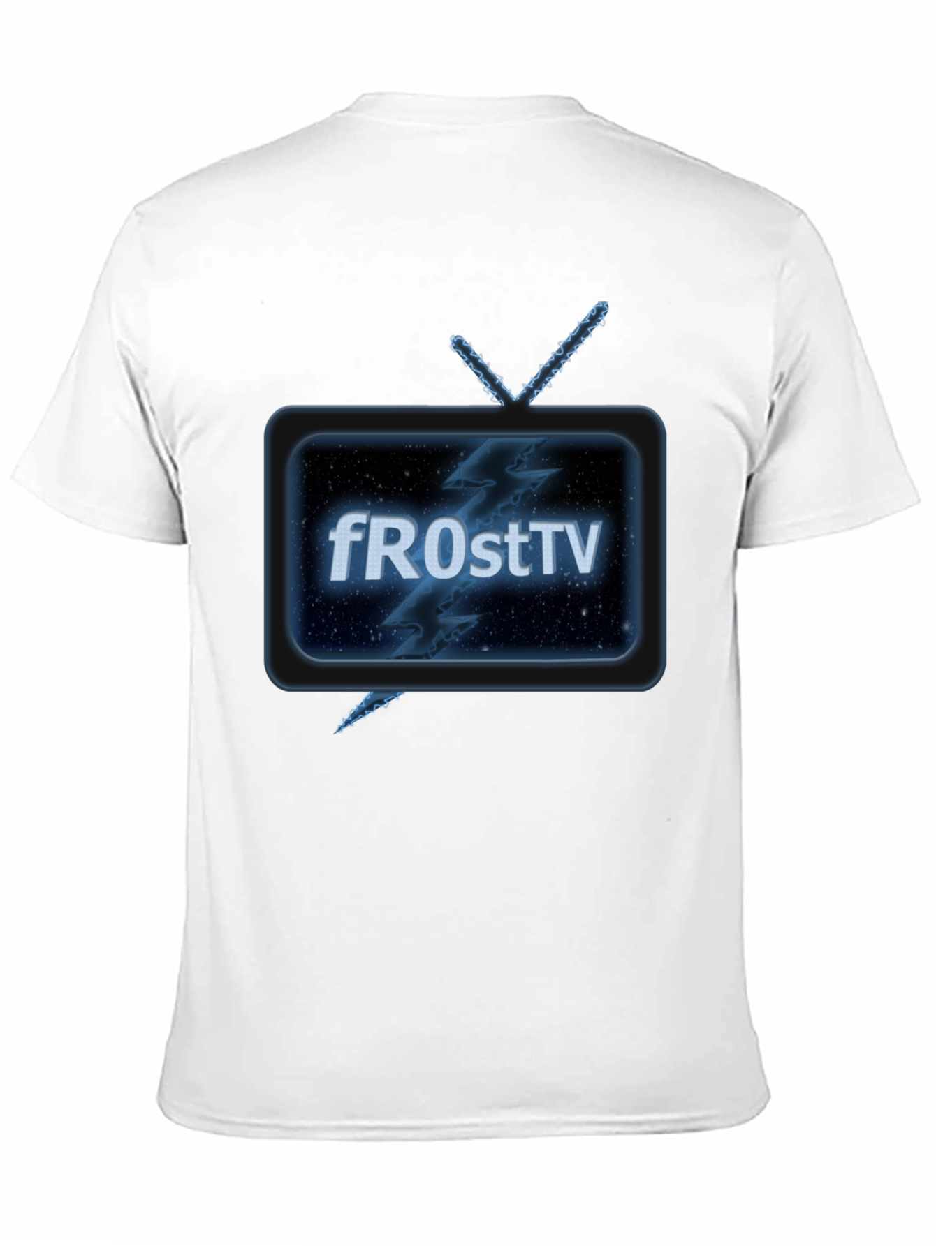 Retro fROstTV Black T-Shirt