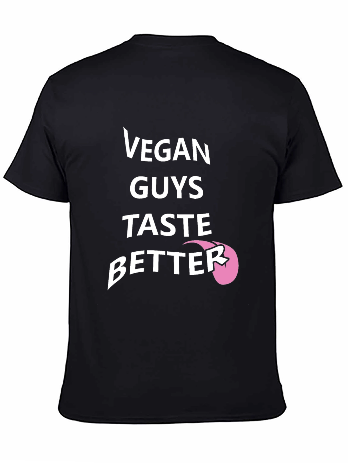 Vegan Guys Taste Better Black T-Shirt