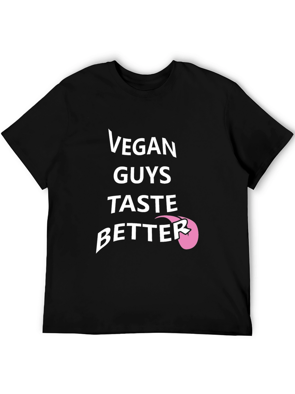 Vegan Guys Taste Better Black T-Shirt