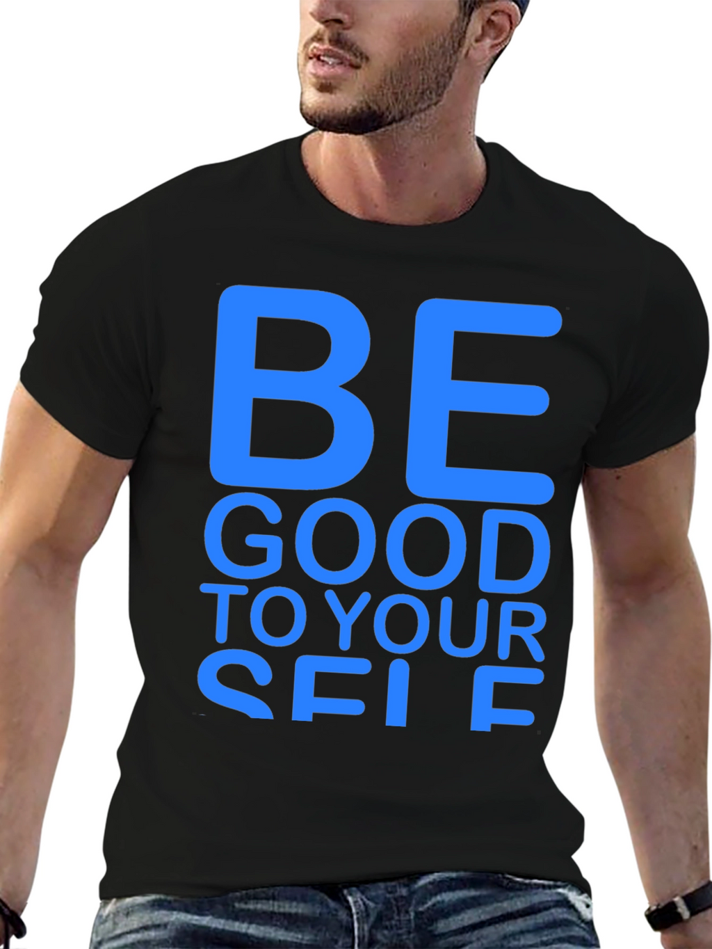 Be Good To Yourself Black T-Shirt