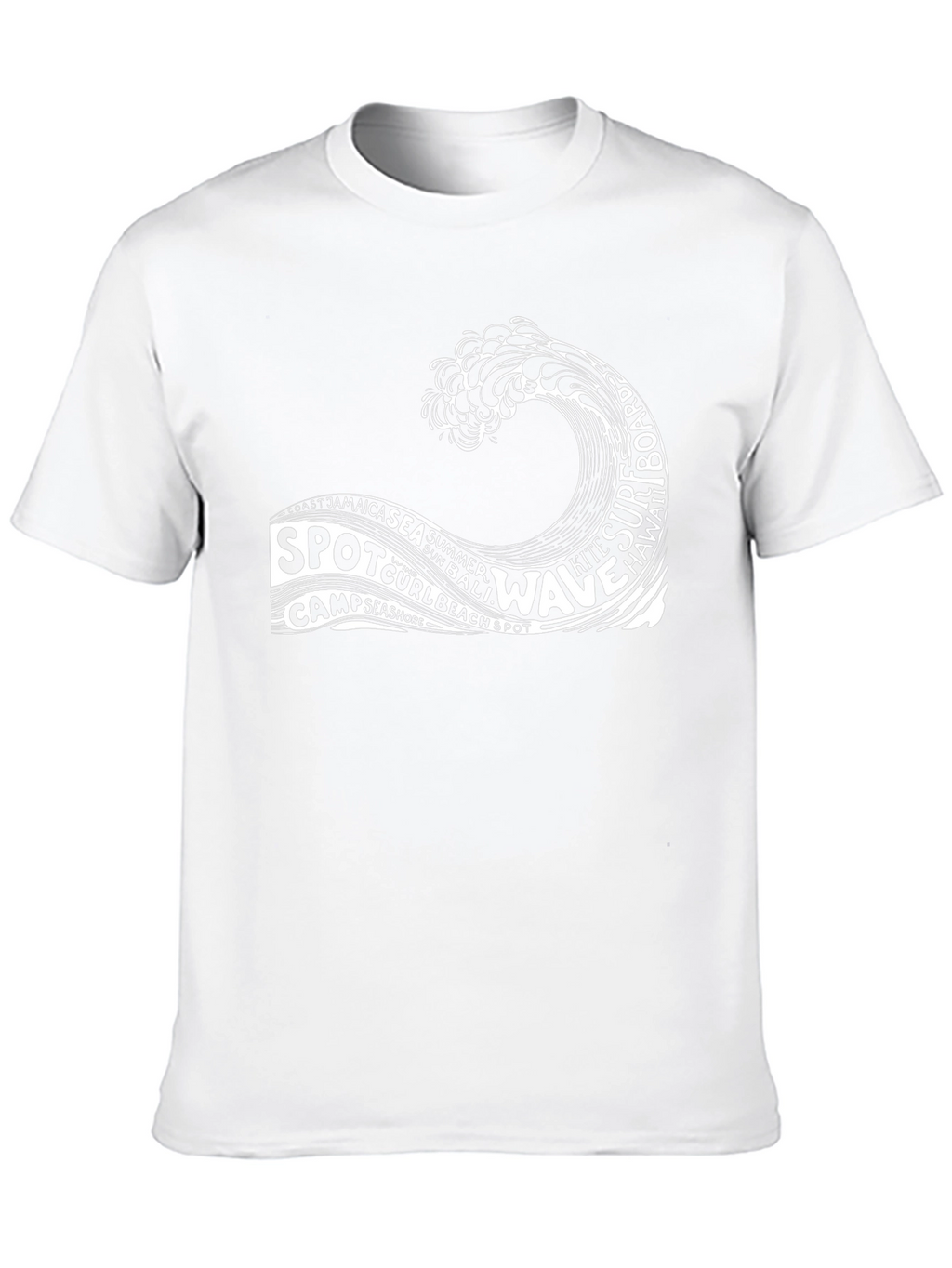 Surf Wave Graphic T-Shirt - Beach Vibes