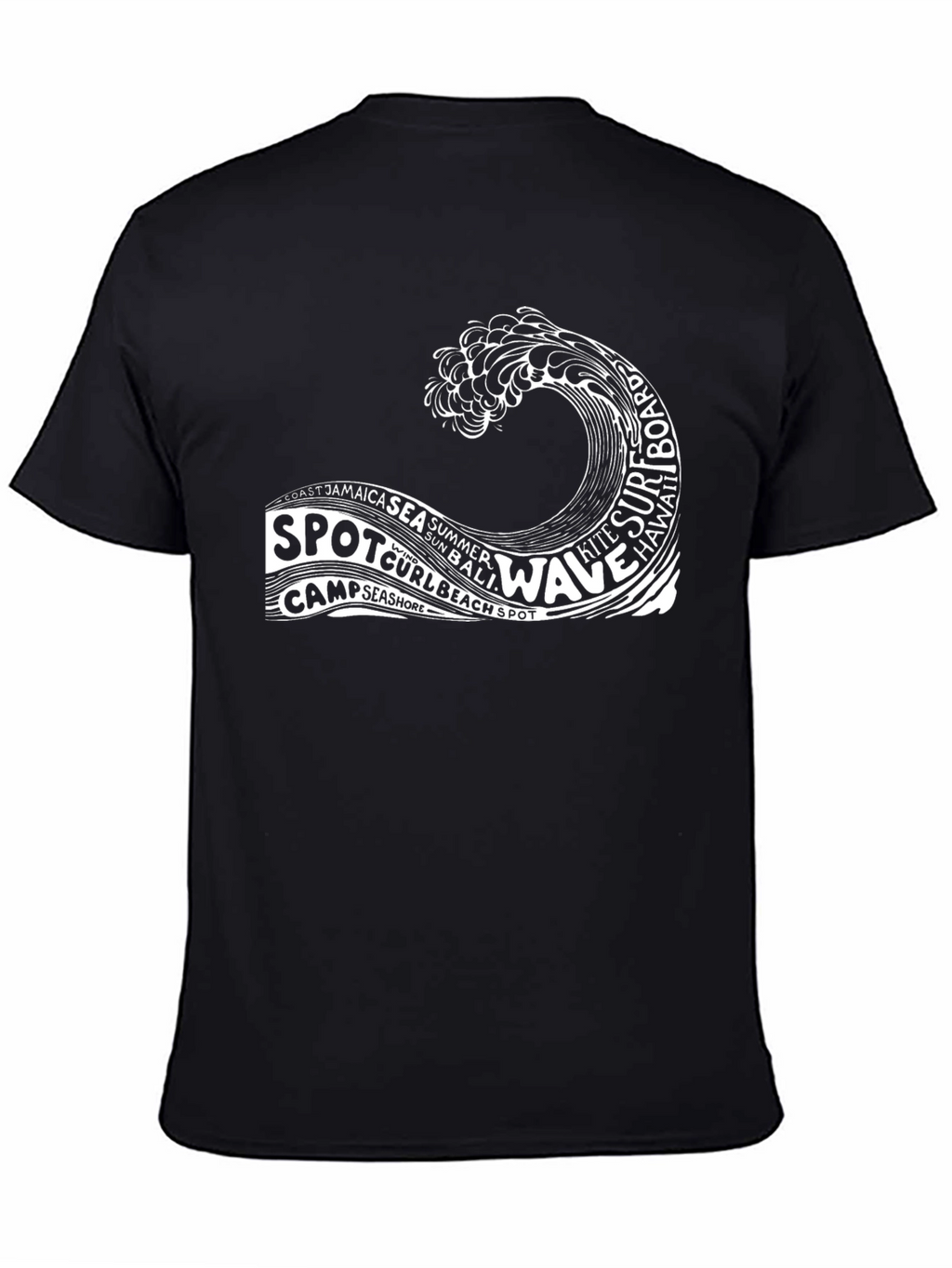 Surf Wave Graphic T-Shirt - Beach Vibes