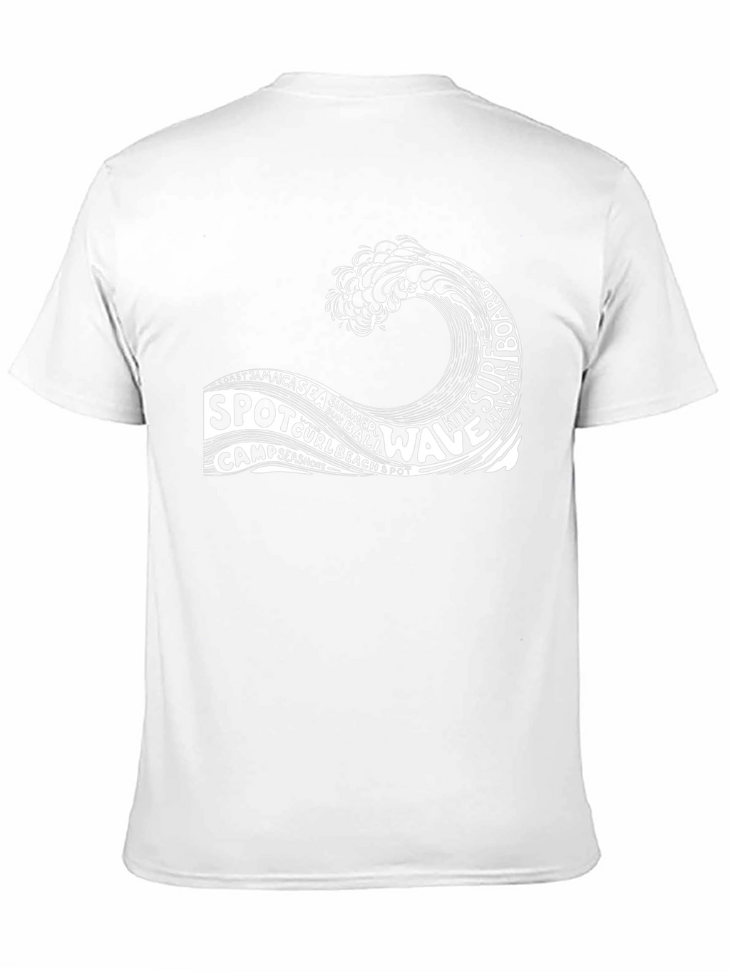 Surf Wave Graphic T-Shirt - Beach Vibes
