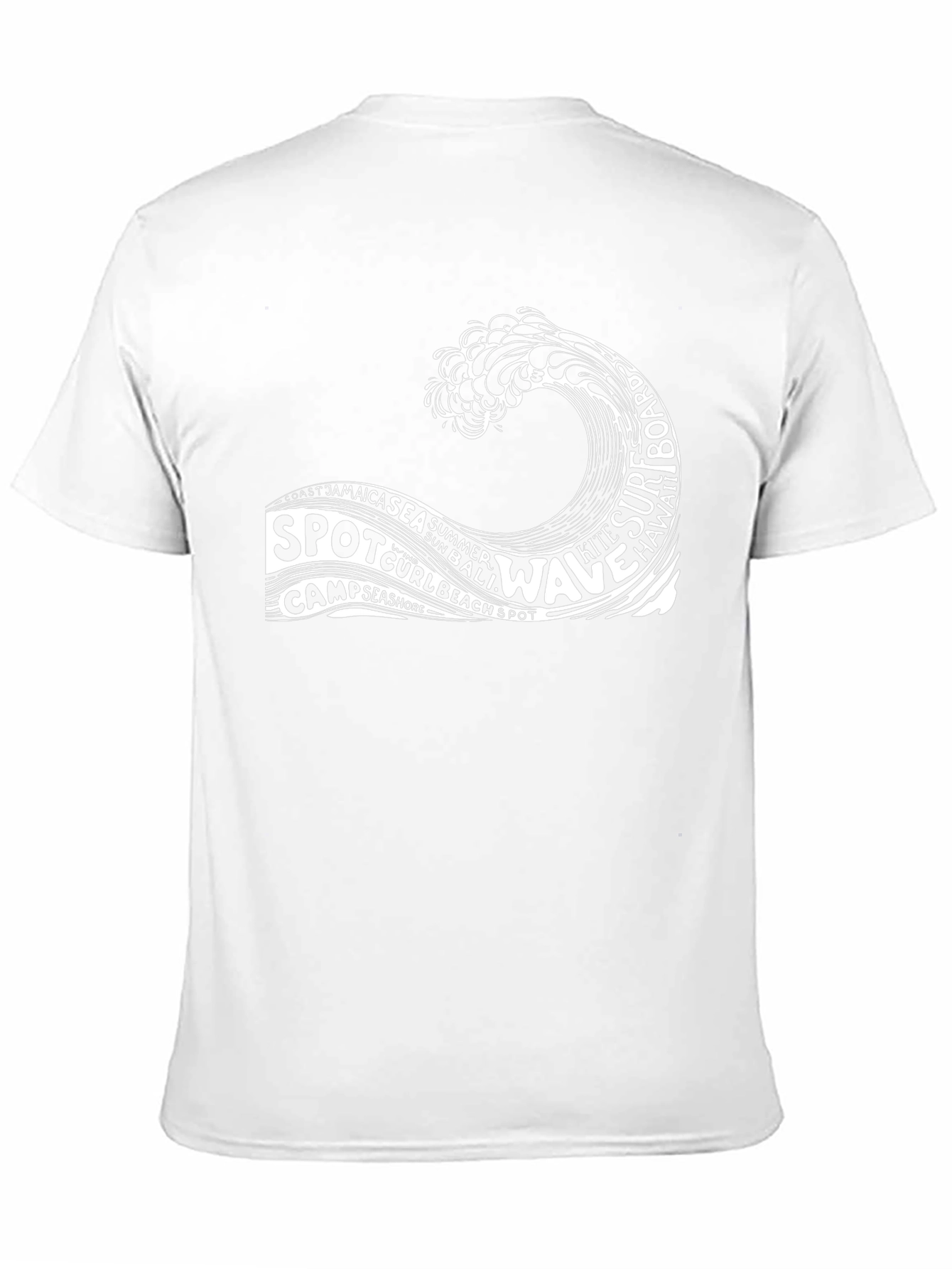 Surf Wave Graphic T-Shirt - Beach Vibes