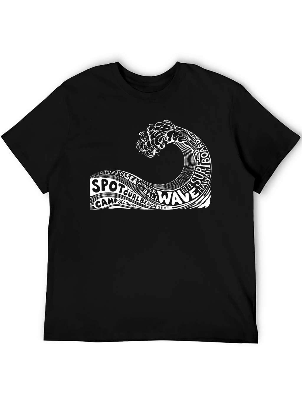 Surf Wave Graphic T-Shirt - Beach Vibes