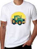 Retro Tractor Graphic T-Shirt - Farm Life Apparel