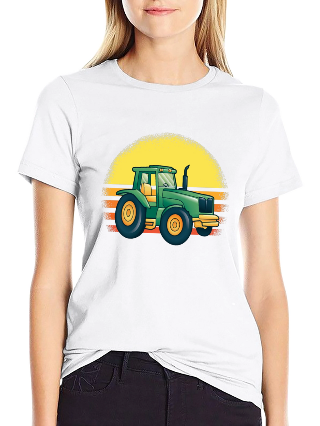 Retro Tractor Graphic T-Shirt - Farm Life Apparel