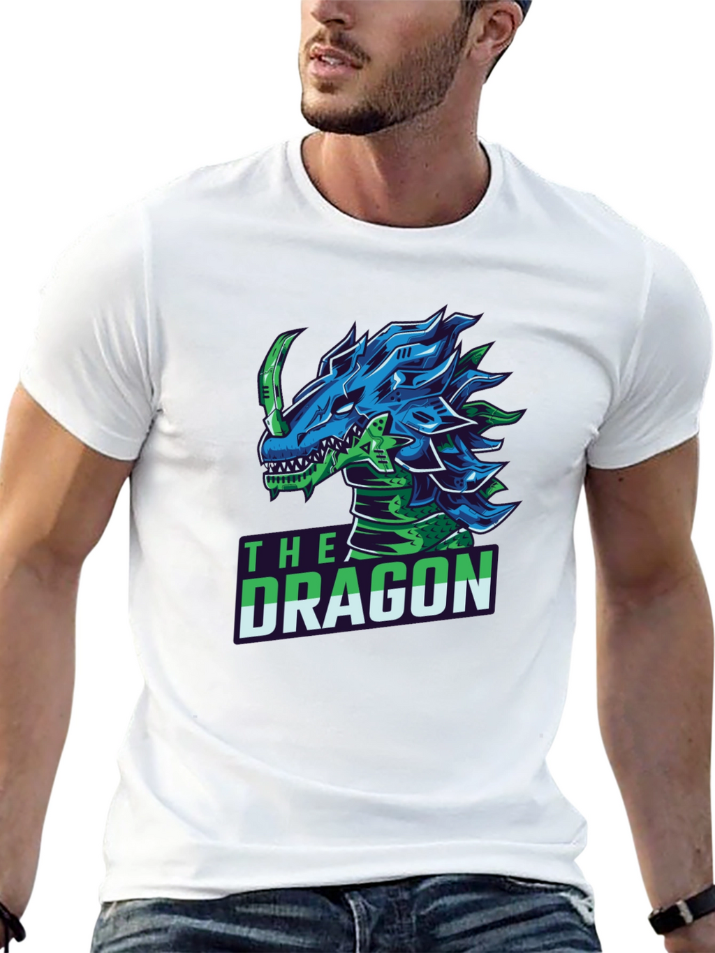 The Dragon T-Shirt: Cyberpunk Style Graphic Tee