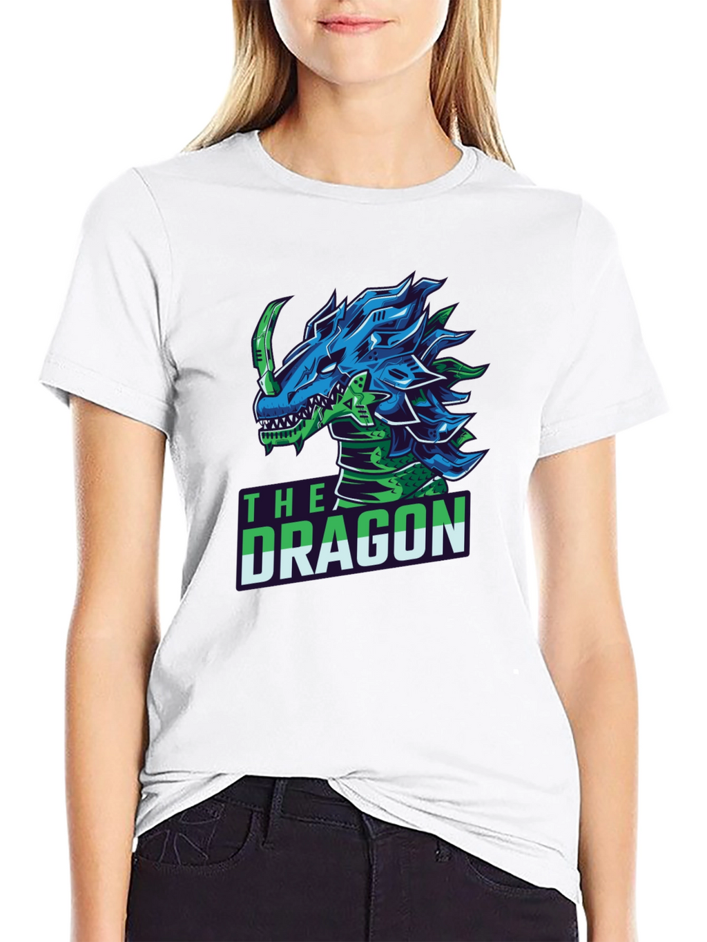 The Dragon T-Shirt: Cyberpunk Style Graphic Tee