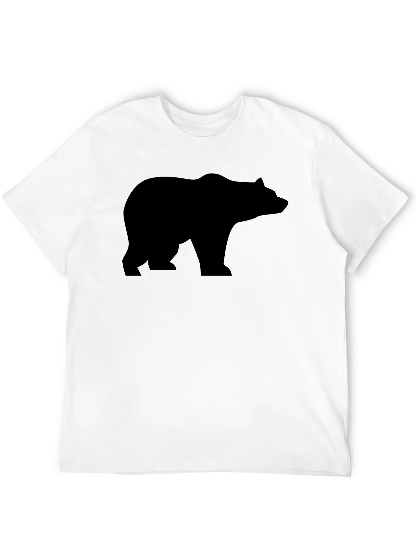 Black Bear Silhouette T-Shirt - Graphic Tee