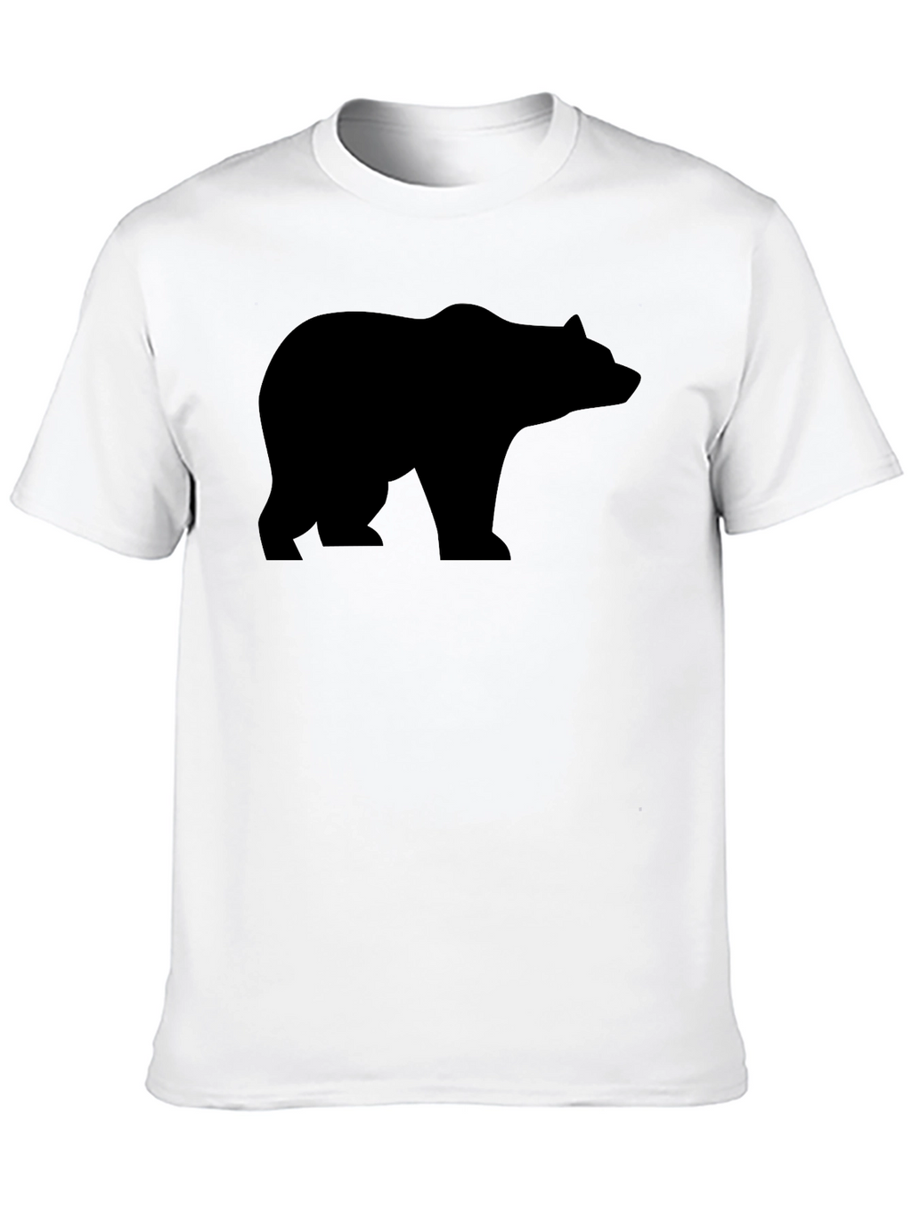 Black Bear Silhouette T-Shirt - Graphic Tee