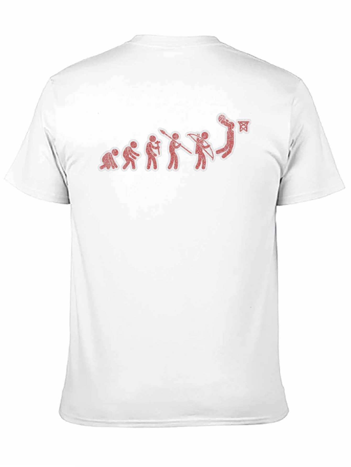 Basketball Evolution Graphic Tee - Black