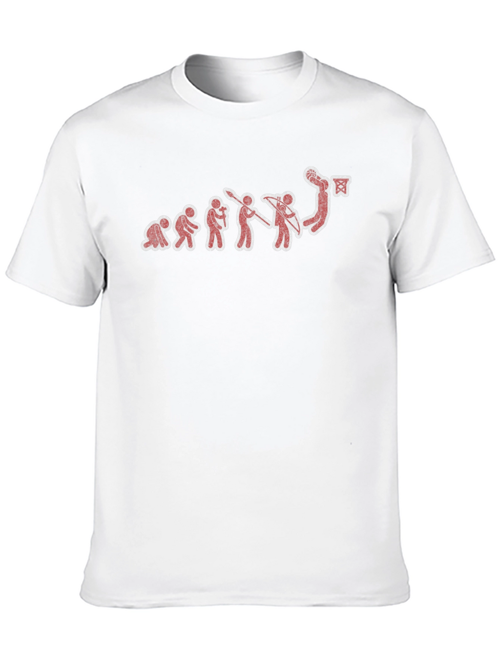 Basketball Evolution Graphic Tee - Black