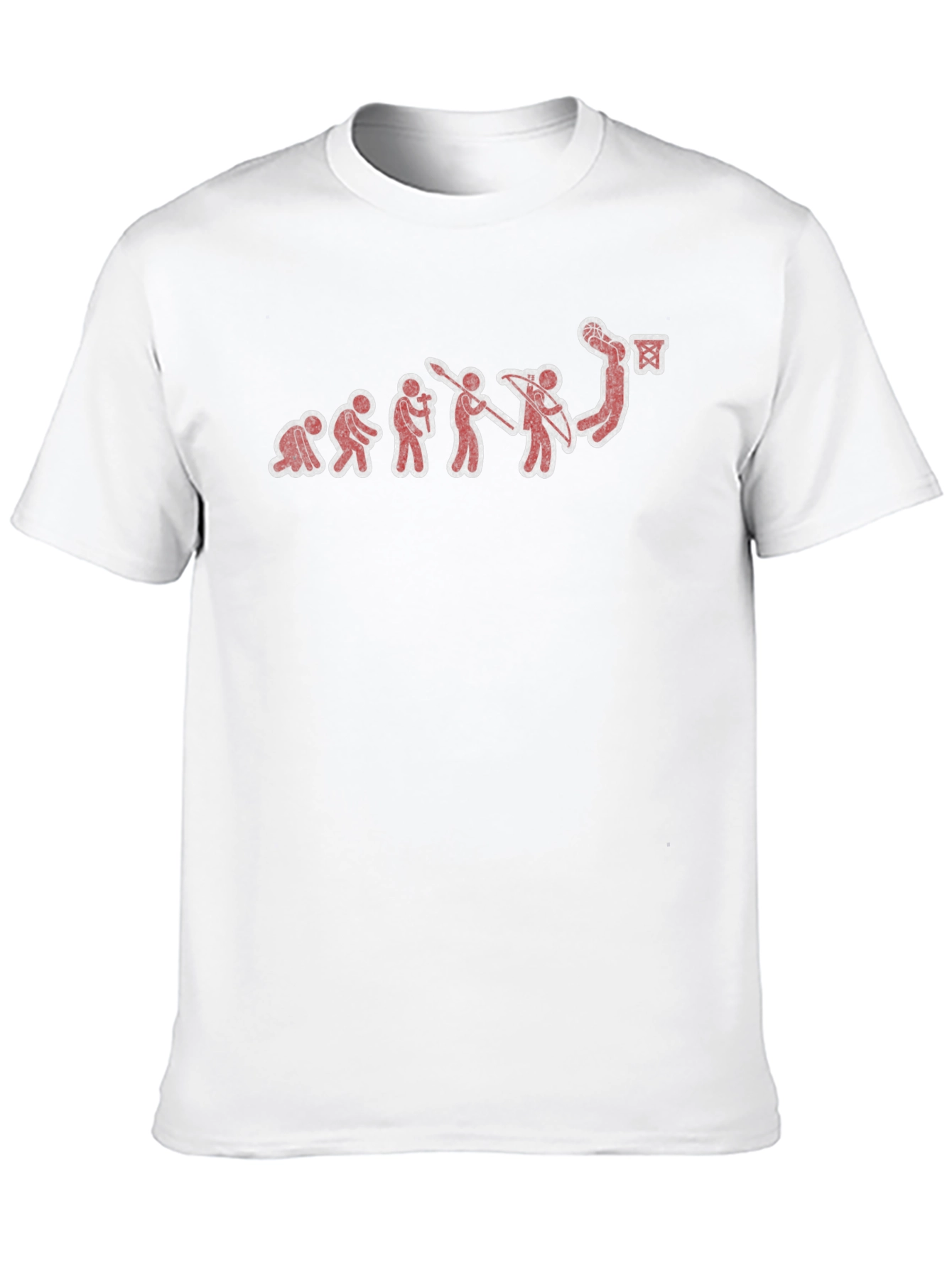 Basketball Evolution Graphic Tee - Black