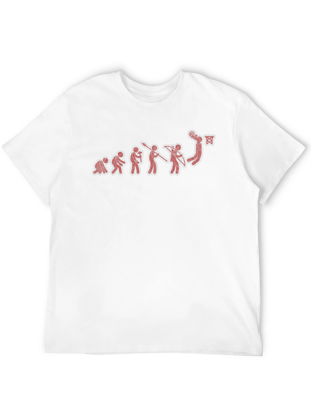 Basketball Evolution Graphic Tee - Black