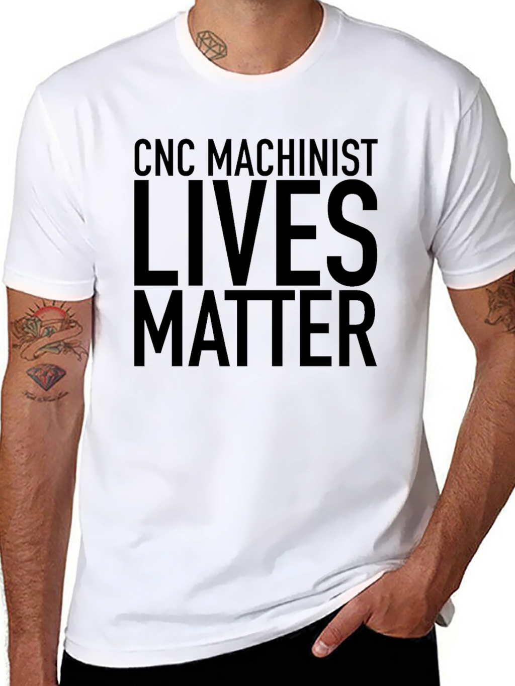 CNC Machinist Lives Matter T-Shirt